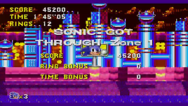 Sonic CD (Sega CD) Walkthrough - Part 1