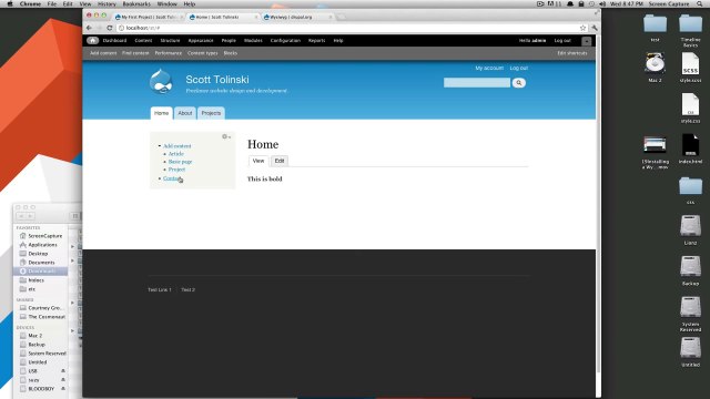 Drupal Tutorials #20 - Creating a Contact Form With Drupal