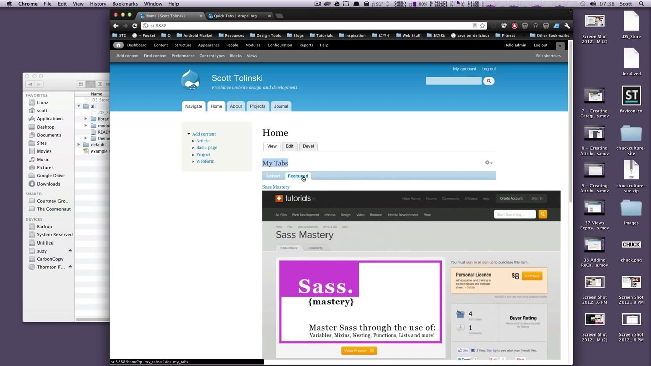 Drupal Tutorials #39 - Quicktabs