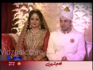 Dunya News Female News Caster Iqra Shahzad Gets Married in Lahore ... Marriage ceremony Video