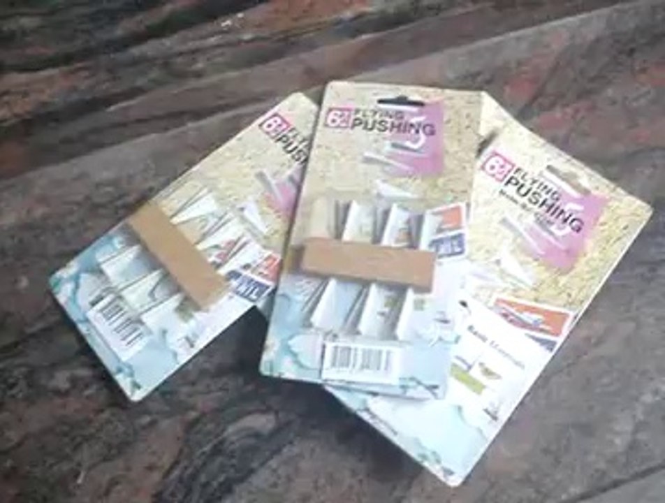 Paper Plane Push Pins