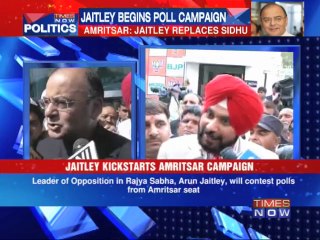 Arun Jaitley begins poll campaign