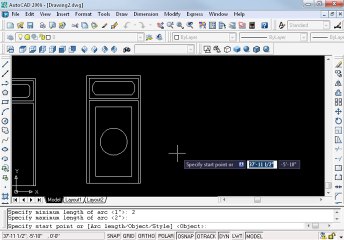How to make Door in AutoCAD 2d 4 ohd