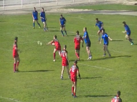 RUGBY A XIII ST GAUDENS V TONNEINS SENIORS 16 03 2014 1 ER M