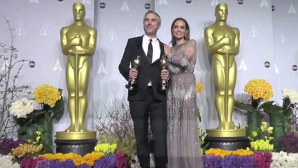 Angelina Jolie Spotted at Oscars Press Room