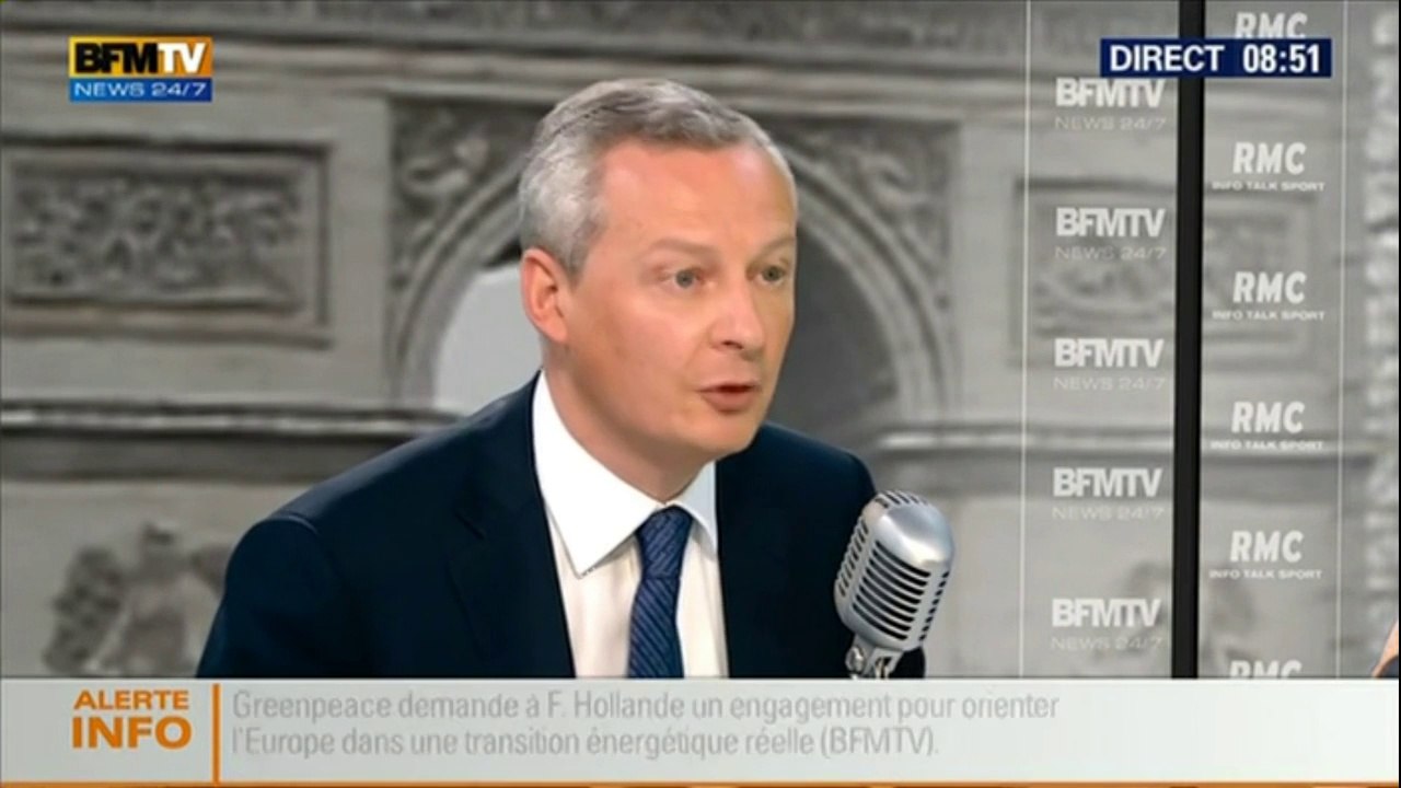 Écoutes : «On se rapproche du totalitarisme» pour Bruno Le Maire