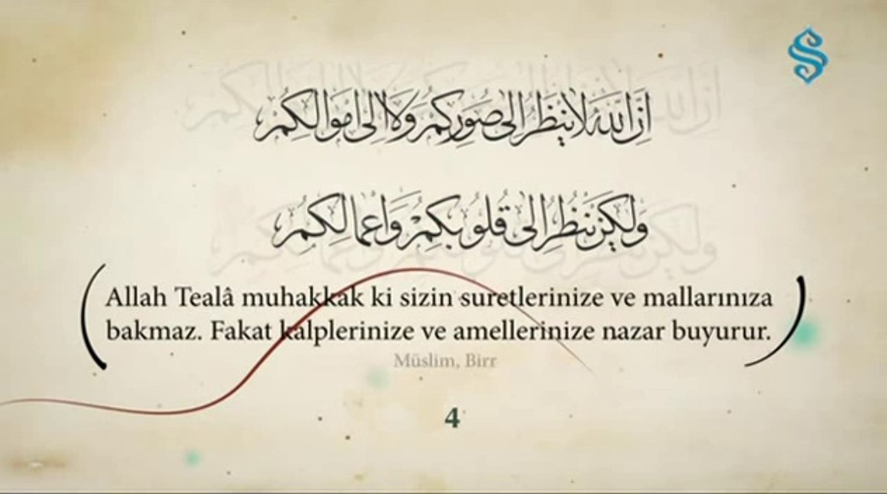 40 Hadis-i 4.Hadis ve Açıklaması