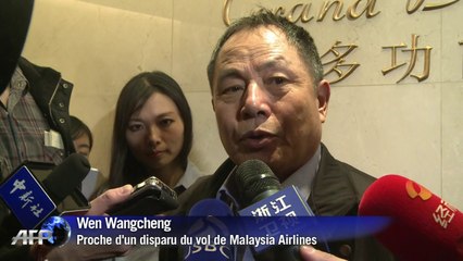 MH370: des proches chinois menacent d'une grève de la faim