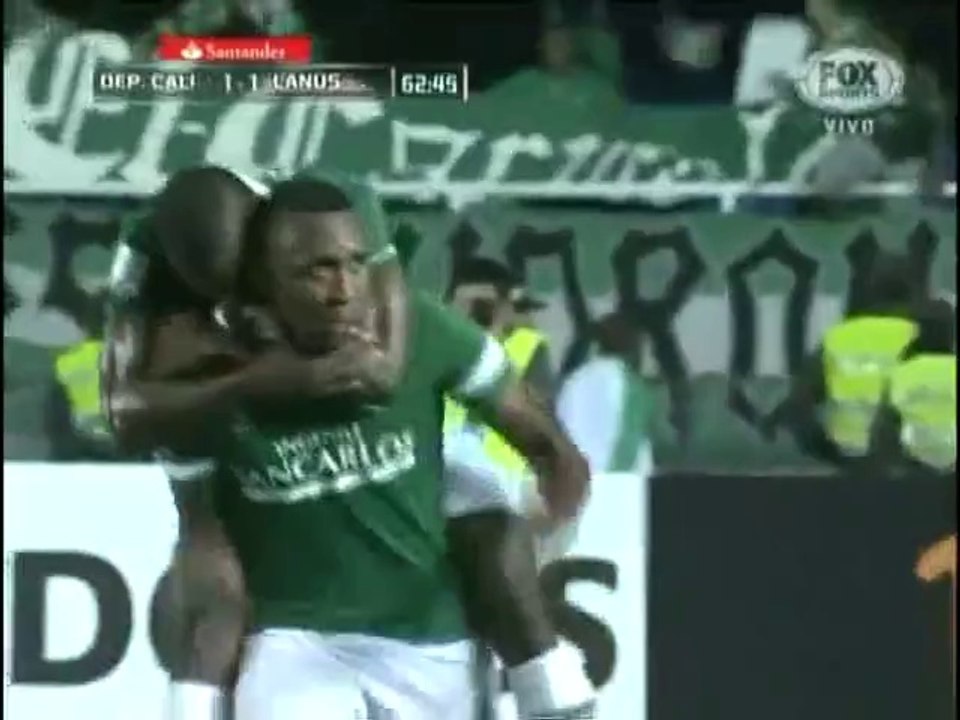 DEPORTIVO CALI 2X1 LANÚS MARZO 13 DE 2014 COPA LIBERTADORES