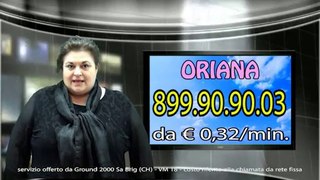 Cartomante Oriana 899.90.90.03 a € 0,32/min
