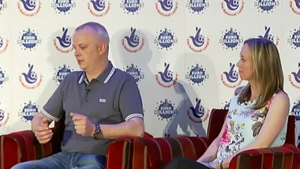 Britain's fourth biggest lottery winner claims his prize