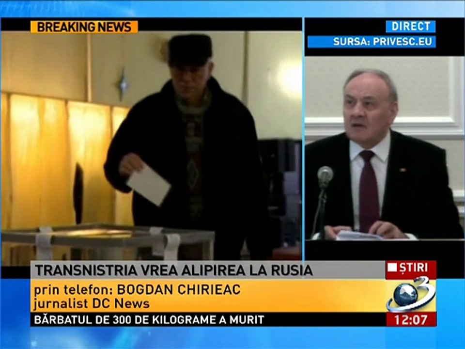 Chirieac: ALIPIREA TRANSNISTRIEI LA RUSIA se va intampla CU SIGURANTA!
