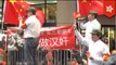 Chinese demonstrators called mainland tourists shopping in Hong Kong 