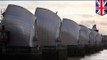 How does the Thames barrier protect London from floodings