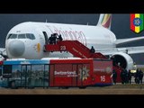 Ethiopian Airlines flight hijacked by co-pilot lands in Geneva