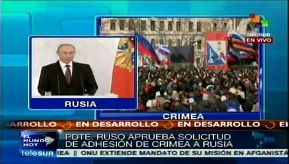 Putin ante el Parlamento ruso sobre Crimea
