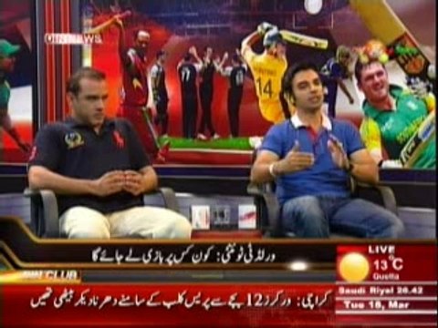 Sports & Sports with Amir Sohail (World T20 : Sri Lanka Beat India In Warm-up Match) 18 March 2014 Part-2