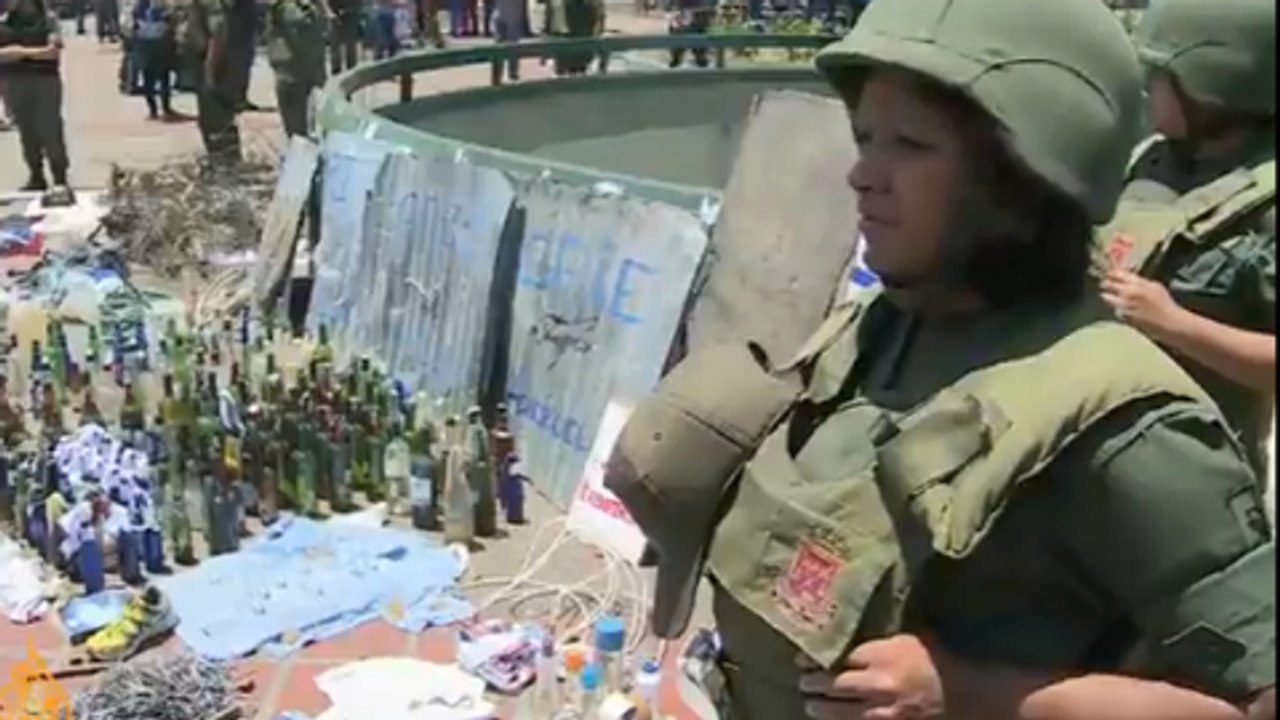 Venezuela boosts security in protest hubs