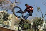 Alex Donnachie in Israel for BMX actions