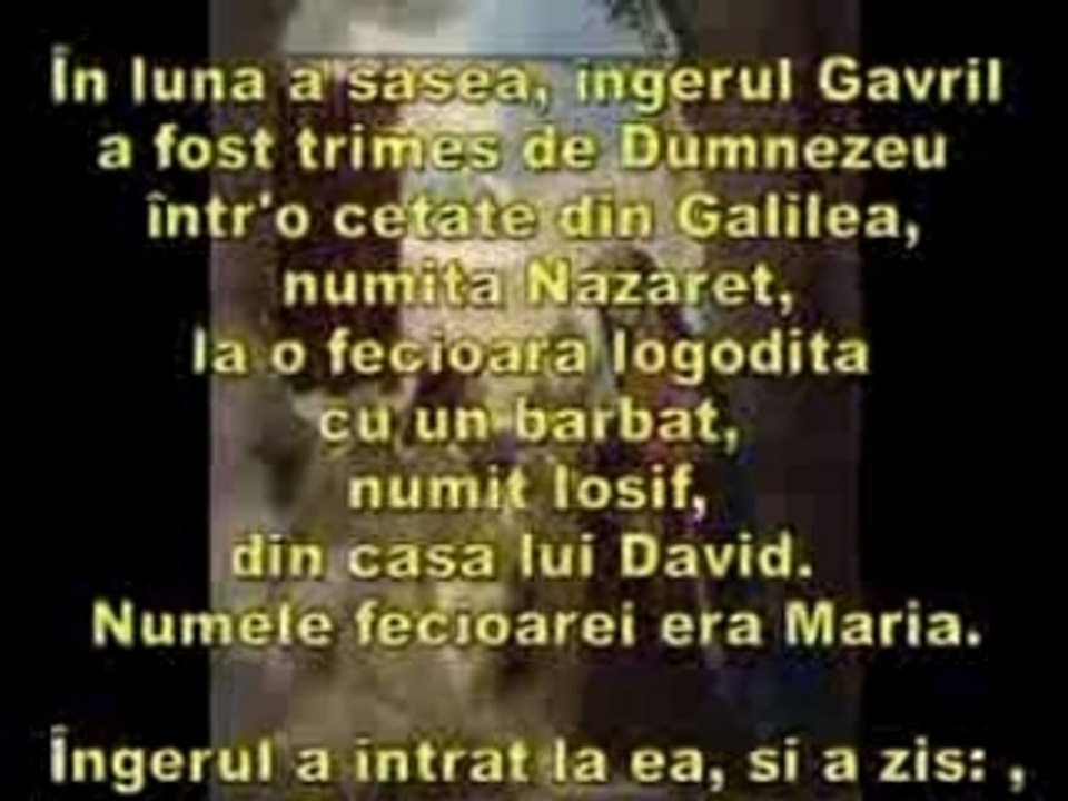 Isus s-a nascut in sara de Craciun