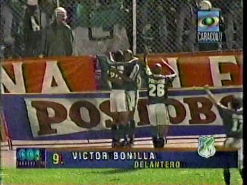 MILLONARIOS 0X2 DEPORTIVO CALI NOVIEMBRE 29 DE 1998 VICTOR BONILLA