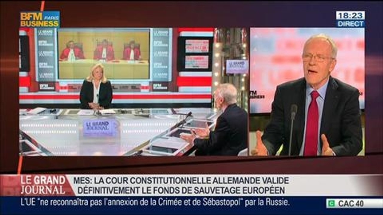 Joachim Bitterlich, ancien conseiller diplomatique du chancelier allemand Helmut Kohl, dans Le Grand Journal - 18/03 2/4