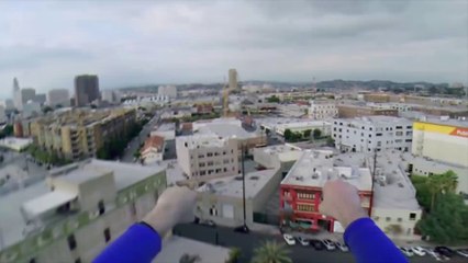 Superman Flies through Los Angeles with GoPro | What's Trending Now