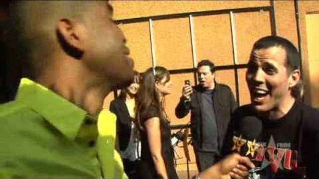 Steve-O's Red Carpet Bruise And Sobriety
