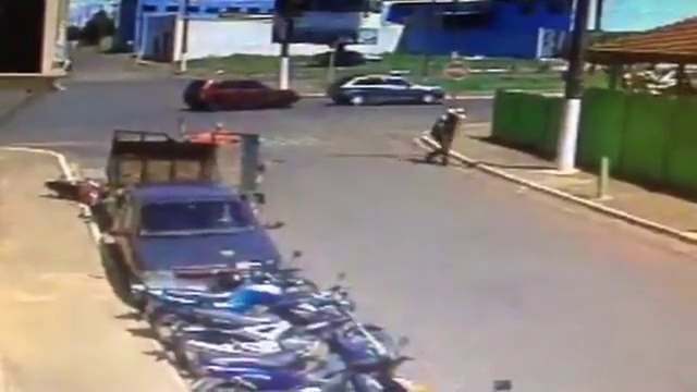 tractor driver has comical accident