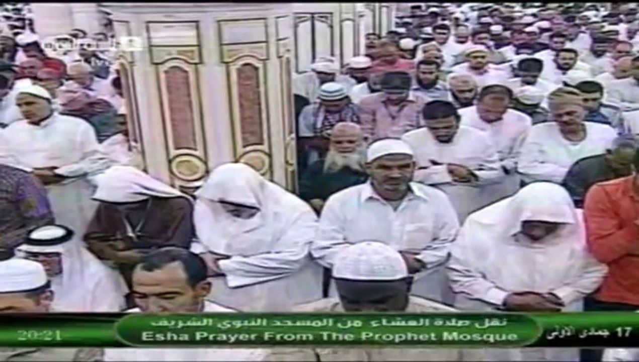 18th March 2014 Madeenah 'Isha led by Sheikh Qaasim