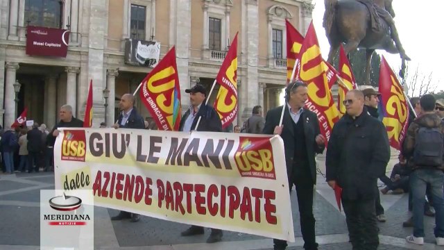 “Il Salva Roma siamo noi”, in campidoglio protesta dei vincitori di concorso in attesa di assunzione