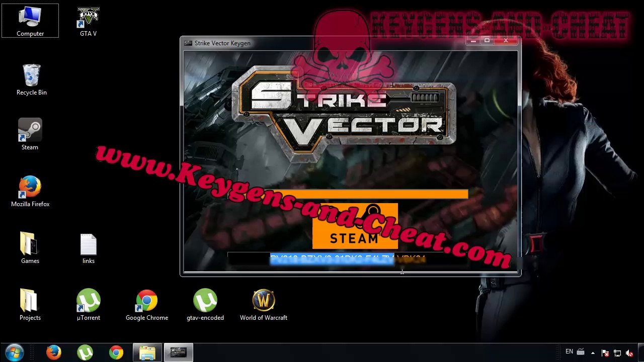 Strike Vector Keygen