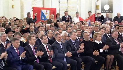 Crimea sanctions raise a chuckle in the Kremlin