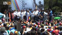 Oposición se concentró en Los Teques para exigir liberación de Leopoldo