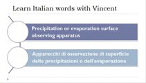 Learn Italian = Vocabulary #394 minutes