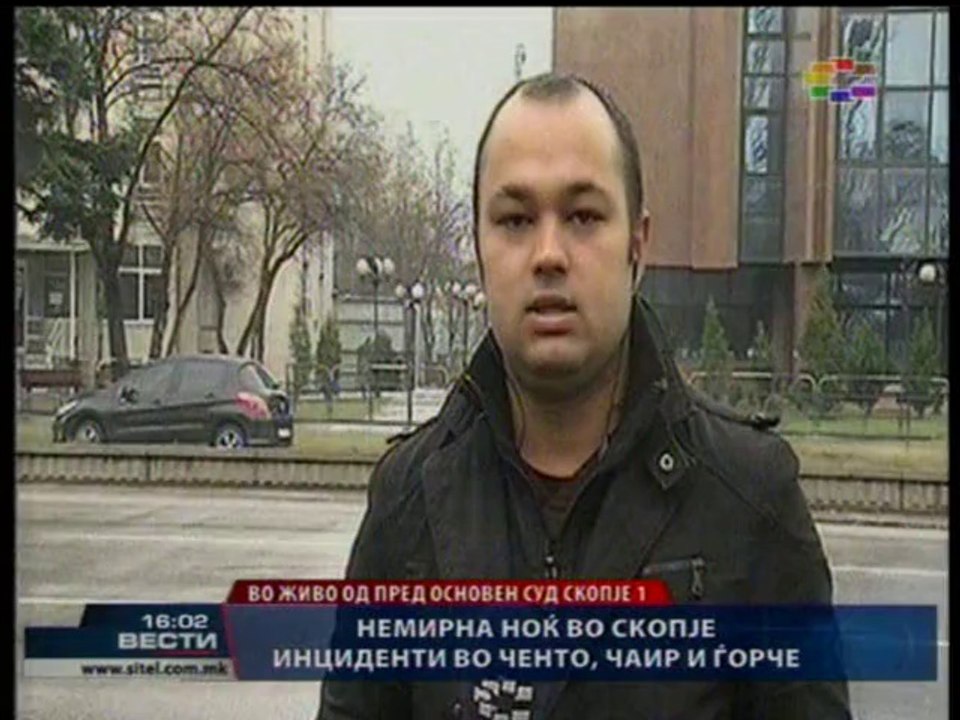 Violence and fights among young people in Macedonia Statement Dragi Zmijanac TV SITEL