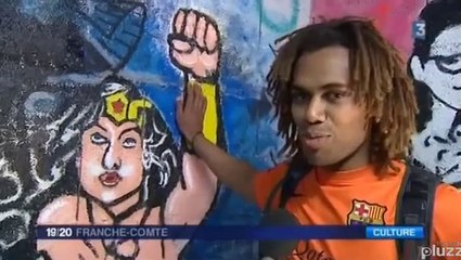 Reportage FR3 Street Art Manu CFA