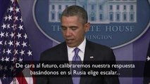 Obama: Más provocaciones de Rusia no lograrán nada