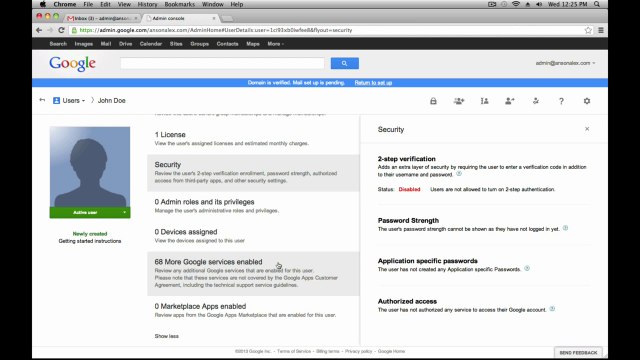 Google Apps for Business Tutorial 2013 - User Management