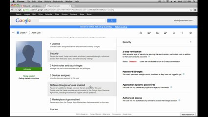 Google Apps for Business Tutorial 2013 - User Management