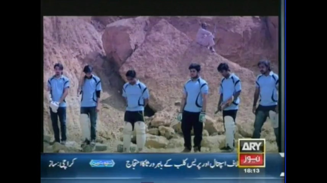 Afridi as gabbar Must  watch and share