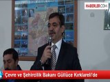 Çevre ve Şehircilik Bakanı Güllüce Kırklareli'de