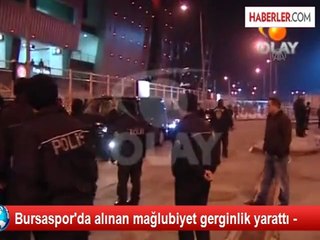 Bursaspor'da alınan mağlubiyet gerginlik yarattı -