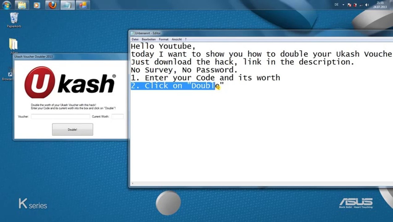 NEW March 2014 Ukash Voucher Hack Generator Doubler Working