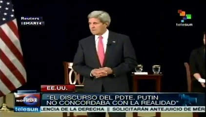 Rusia "del lado equivocado de la historia": Kerry