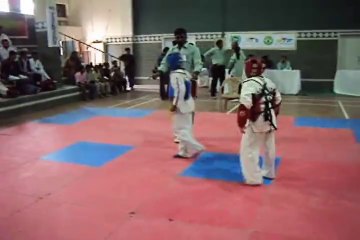 Taha Asif Sparring at 13th FKS Taekwondo championship