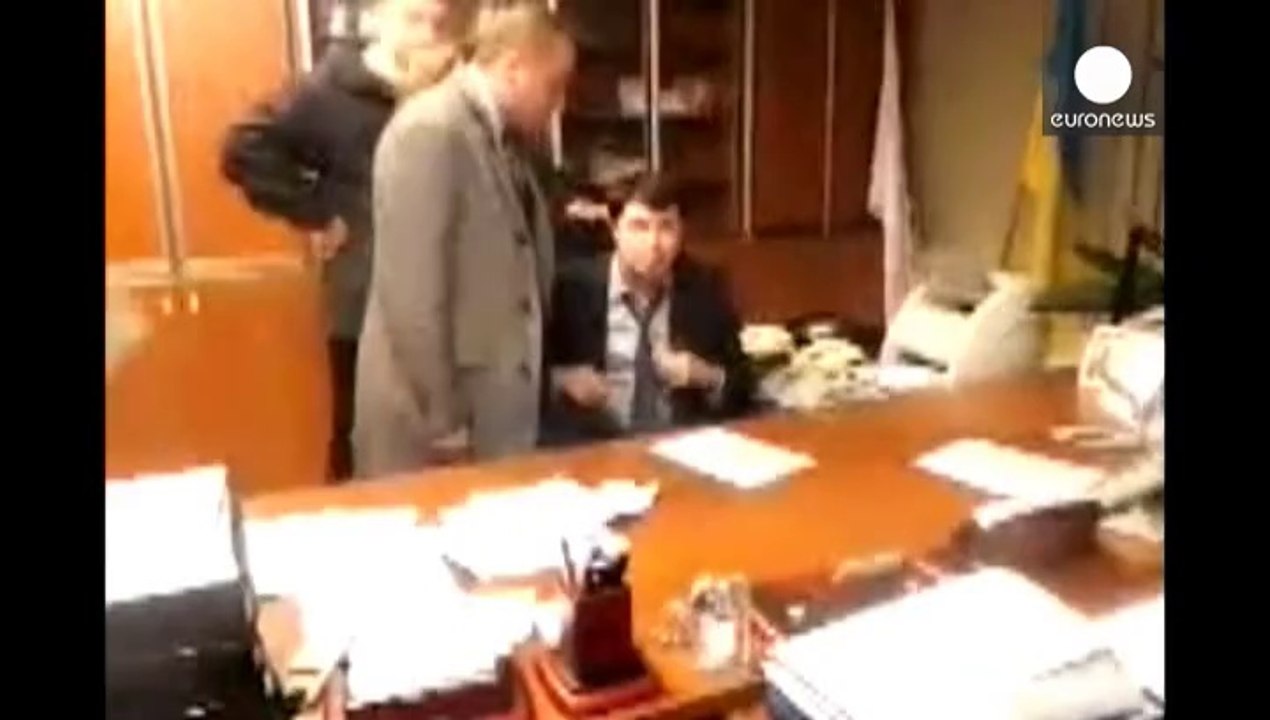 Réglement de compte musclé à la télévision ukrainienne