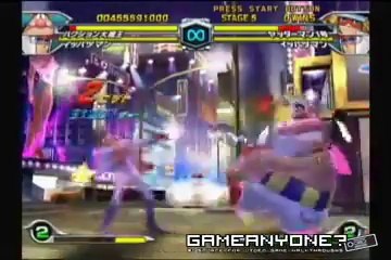 Tatsunoko vs Capcom Arcade Mode as Ippatsuman and Hakushon Daimaou