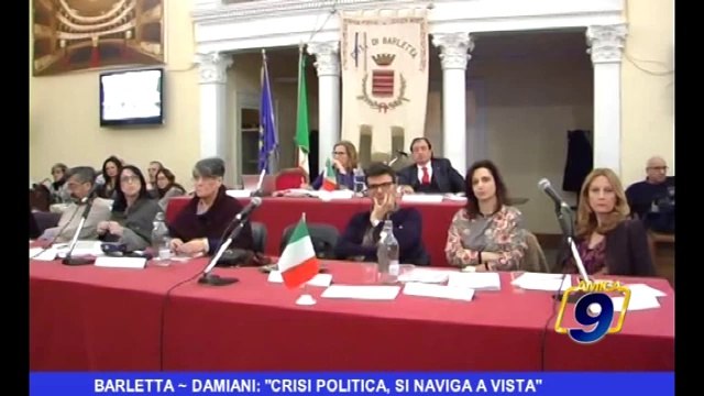 Barletta | Damiani: Crisi politica, si naviga a vista