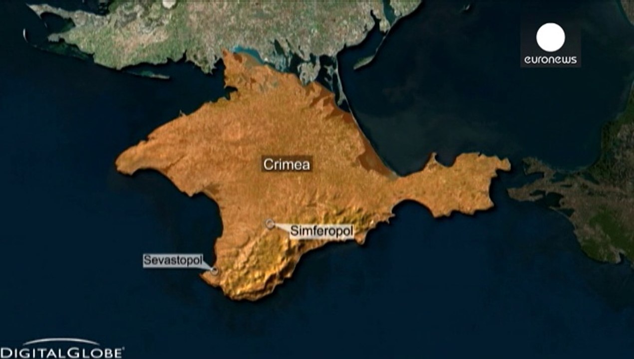 Pro-Russia protesters storm Ukranian naval base in Sevastopol